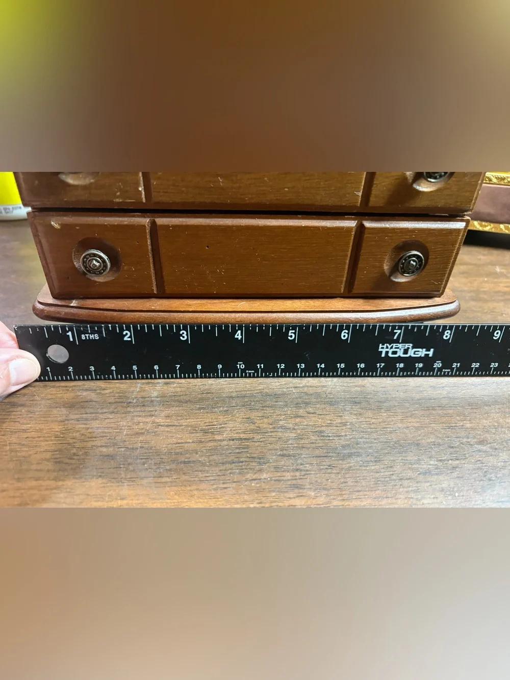 Vintage Wooden Jewelry Box
